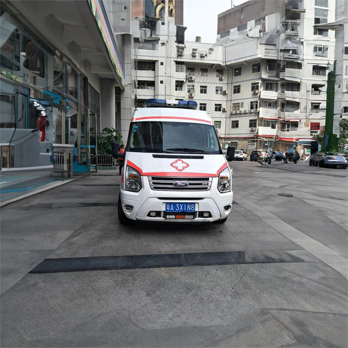 自贡病重转院救护车出租案例